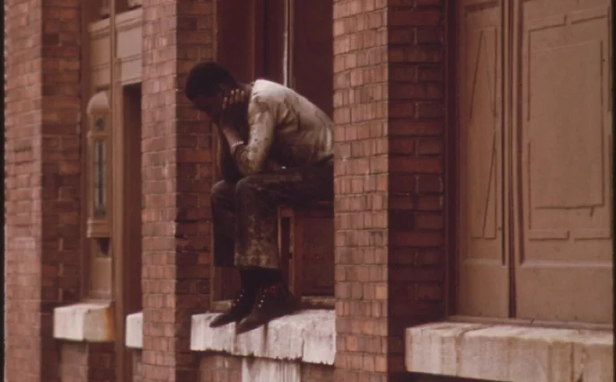 surviving infidelity, a man sitting alone in silence with his thoughts